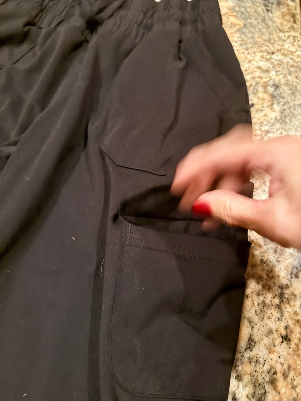 Mondetta Performance + Luxury Black Jogger Pants Size Large | Stretch Cargo - Picture 8 of 13